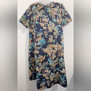 VTG A Mendel 60s 70s Floral Nap Maximalist 80s Fairy Whimsical Garden Dress O/S